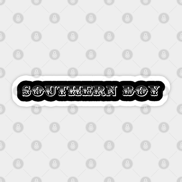 Southern Boy Sticker by SignPrincess
